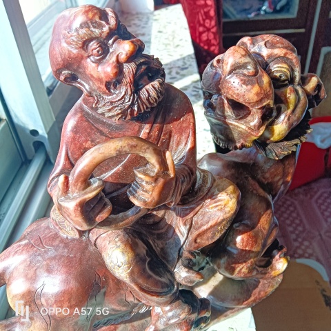 古玩雜項(xiàng)壽山石擺件拍賣，當(dāng)前價格5500元