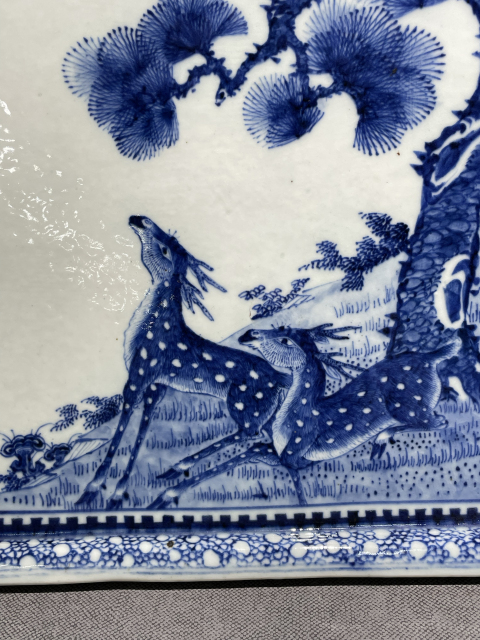 古玩陶瓷清代宣統(tǒng)青花瓷板拍賣,當(dāng)前價(jià)格65800元