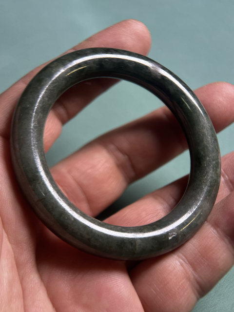 古玩玉器翡翠童鐲拍賣，當(dāng)前價(jià)格1200元