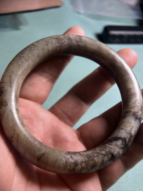 古玩玉器大口徑明代鐲子拍賣，當前價格6800元