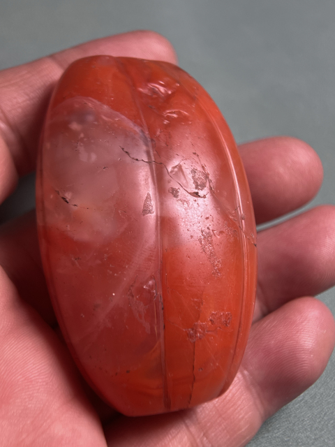 古玩玉器藏傳南紅大瓜珠拍賣，當前價格18800元