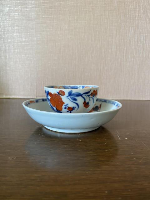 古玩陶瓷青花礬紅杯盤拍賣,當前價格1200元