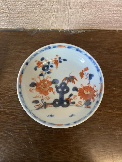 古玩陶瓷青花礬紅杯盤拍賣,當前價格1200元