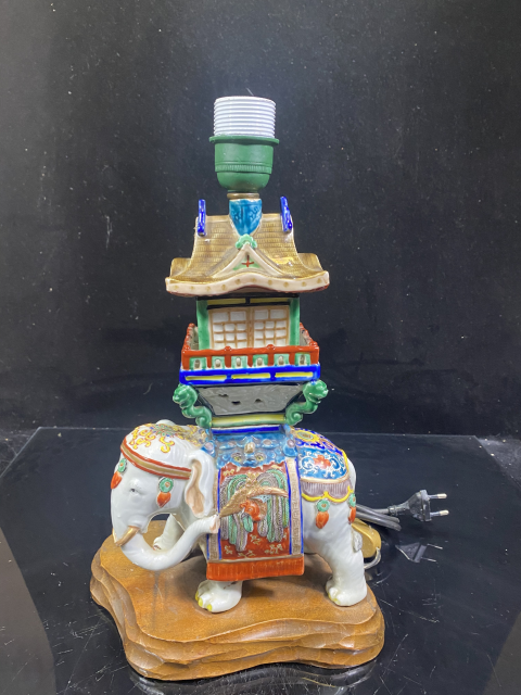 粉彩太平有象擺件拍賣，當前價格15000元