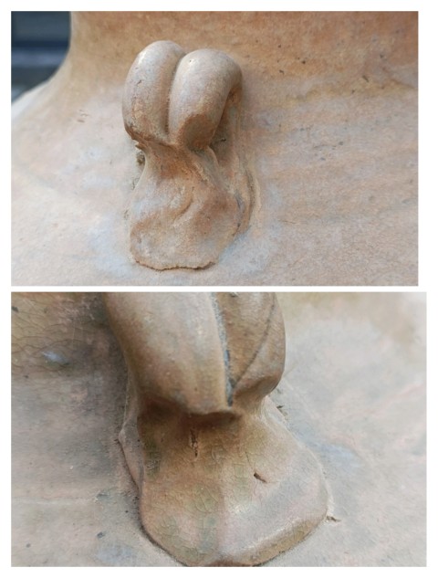 古玩陶瓷館藏級珍品隋唐越窯青瓷雙系罐拍賣,當前價格69999元