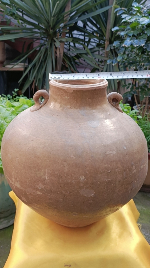 古玩陶瓷館藏級珍品隋唐越窯青瓷雙系罐拍賣,當前價格69999元