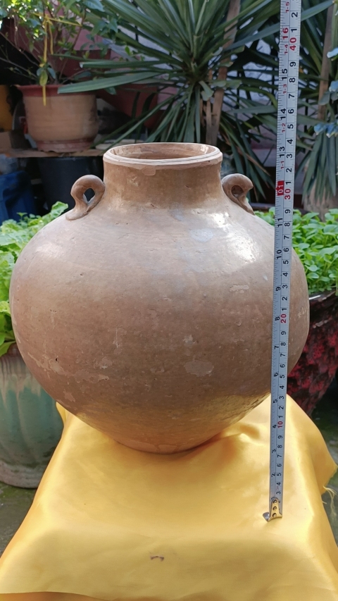 古玩陶瓷館藏級珍品隋唐越窯青瓷雙系罐拍賣,當前價格69999元