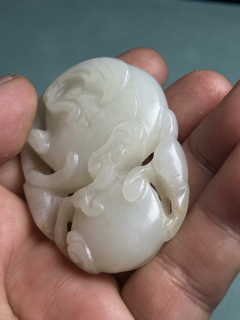 古玩玉器白玉君子佩拍賣,當前價格22800元