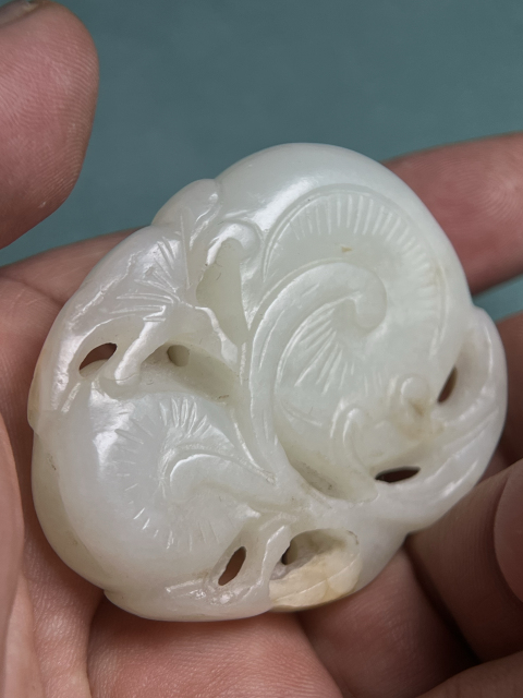 古玩玉器白玉君子佩拍賣,當前價格22800元