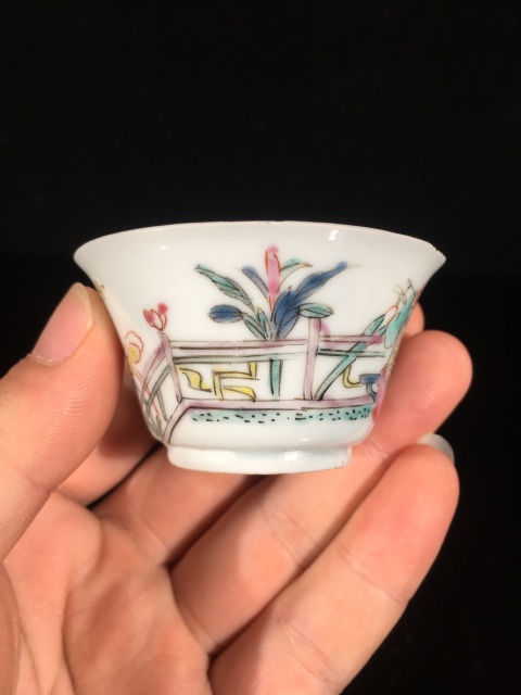 古玩陶瓷【雍正·粉彩吹簫引鳳杯，粉彩登峰造極時代】拍賣，當(dāng)前價格2388元
