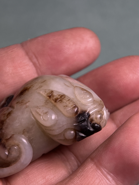 古玩玉器明代瑞獸拍賣，當前價格18800元