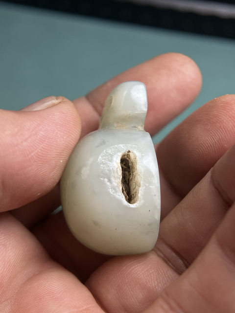 古玩玉器遼金玉提攜拍賣，當前價格6200元