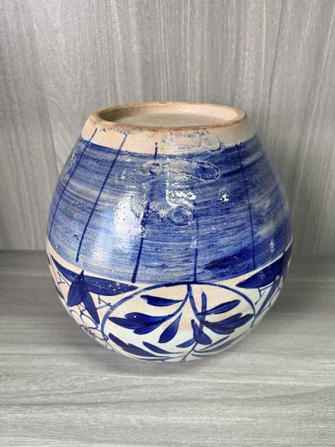 古玩陶瓷清道光 青花花卉紋西瓜罐拍賣,當(dāng)前價(jià)格360元
