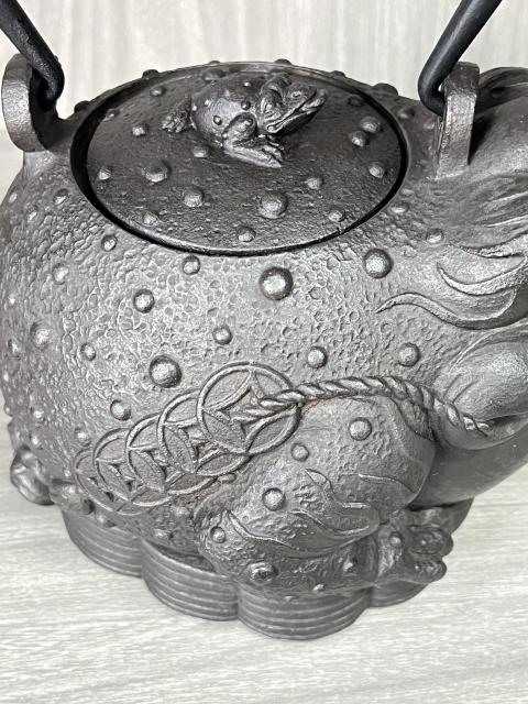 古玩雜項日本老鐵壺拍賣，當前價格500元