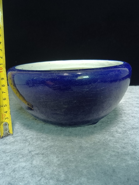 古玩陶瓷(全品)清中期道光霽藍釉香爐拍賣,當前價格2800元