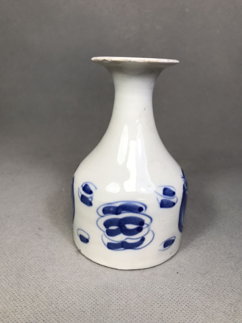 古玩陶瓷（晚清）青花團鳳紋油壺拍賣，當前價格0元