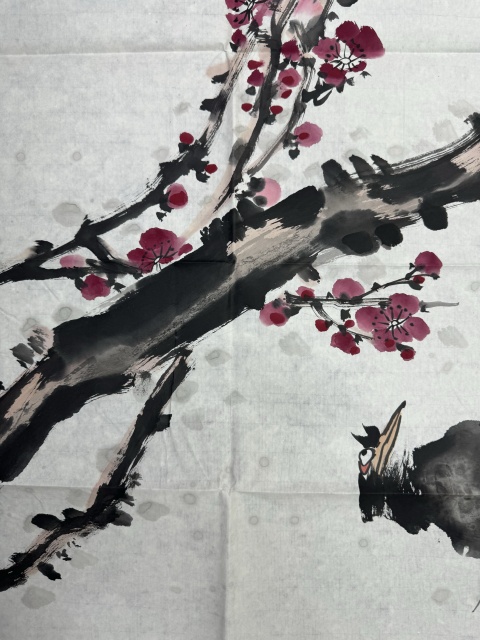 古玩字畫(huà)邵戈梅破知春近拍賣(mài)，當(dāng)前價(jià)格9600元