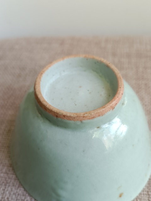 古玩陶瓷豆青釉杯拍賣，當前價格268元