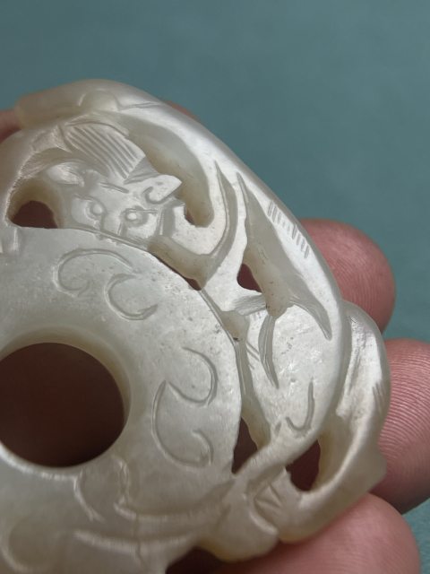 古玩玉器明代龍紋出闊璧拍賣,當前價格22800元