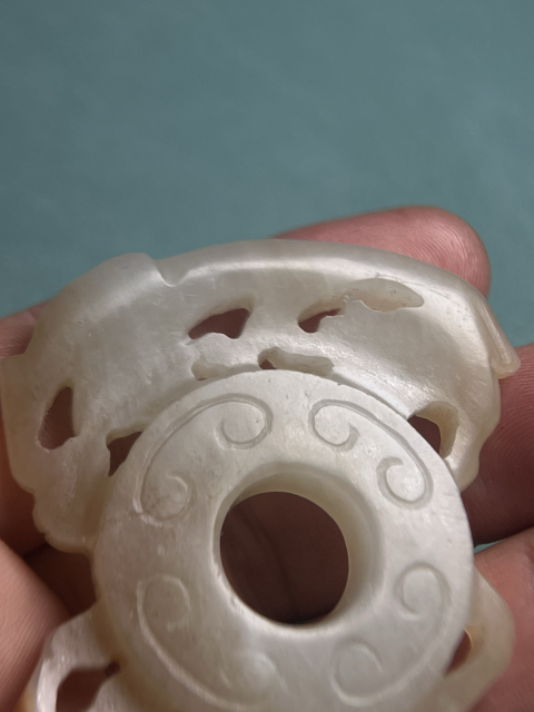 古玩玉器明代龍紋出闊璧拍賣,當前價格22800元