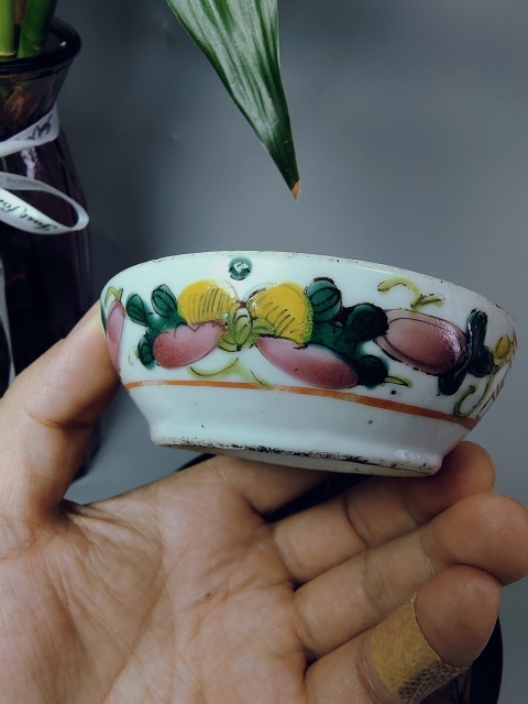 古玩陶瓷晚清?五子登科粉彩蓋盒(全品)拍賣,當前價格388元