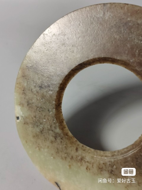 古玩玉器馬銜山料玉璧拍賣，當前價格1290元