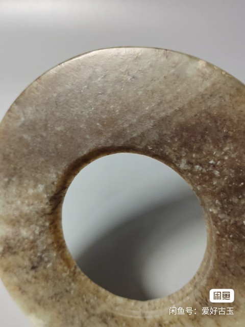 古玩玉器馬銜山料玉璧拍賣，當前價格1290元