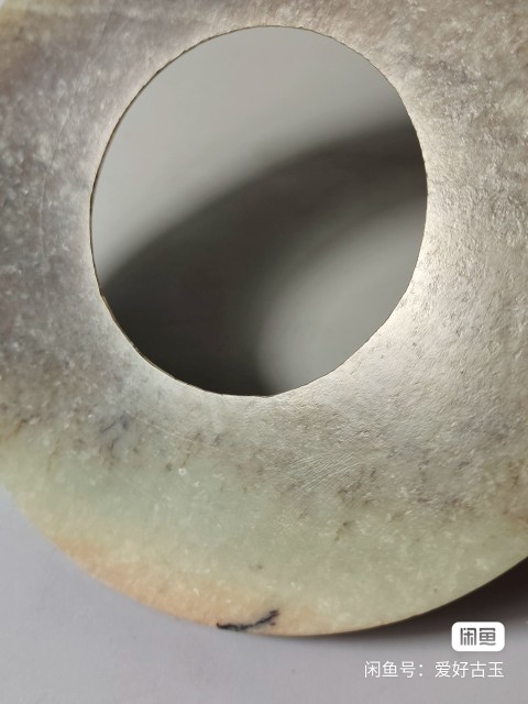 古玩玉器馬銜山料玉璧拍賣，當前價格1290元