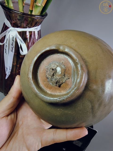古玩陶瓷千年龍泉?元代龍泉青釉刻花碗拍賣,當前價格1888元