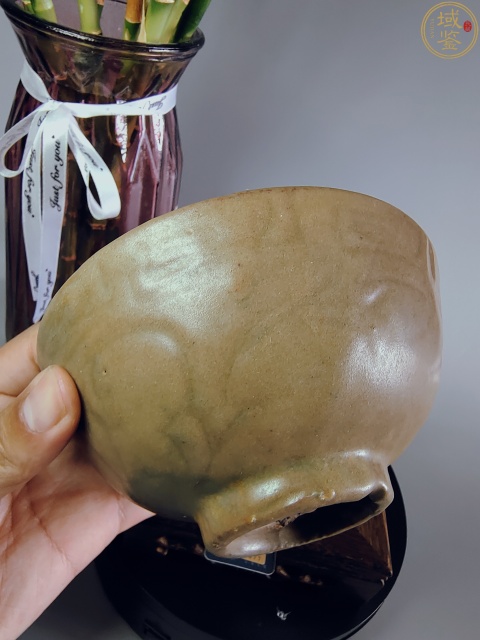 古玩陶瓷千年龍泉?元代龍泉青釉刻花碗拍賣,當前價格1888元