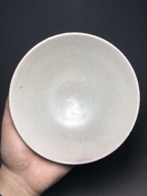 古玩陶瓷元代卵白釉大碗拍賣，當前價格3688元