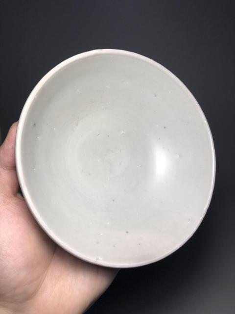 古玩陶瓷元代卵白釉大碗拍賣，當前價格3688元