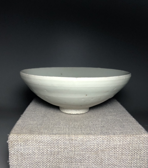 古玩陶瓷元代卵白釉大碗拍賣，當前價格3688元