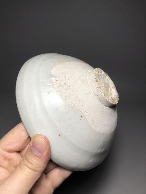 古玩陶瓷元代卵白釉大碗拍賣，當前價格3688元