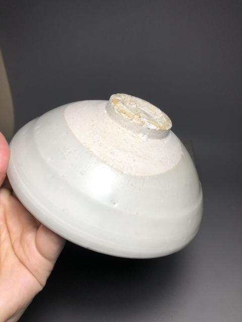 古玩陶瓷元代卵白釉大碗拍賣，當前價格3688元