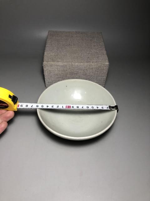 古玩陶瓷元代卵白釉大碗拍賣，當前價格3688元