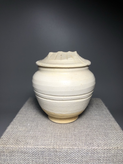 古玩陶瓷元青白釉塔式蓋罐拍賣,當前價格1280元