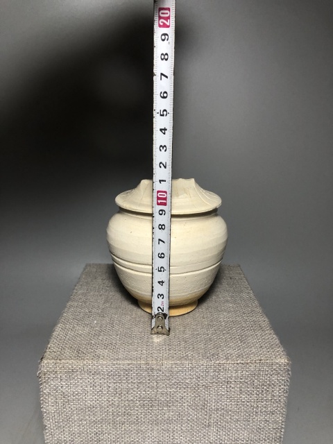 古玩陶瓷元青白釉塔式蓋罐拍賣,當前價格1280元
