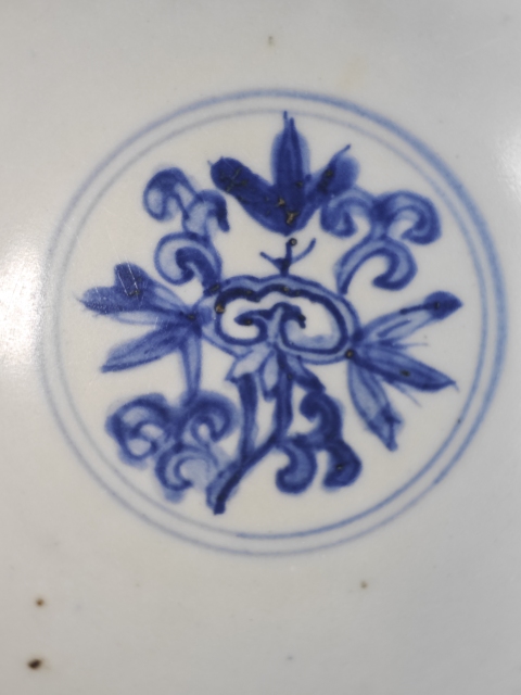 古玩陶瓷明嘉靖青花歲寒三友圖蓮子碗拍賣,當前價格4321元