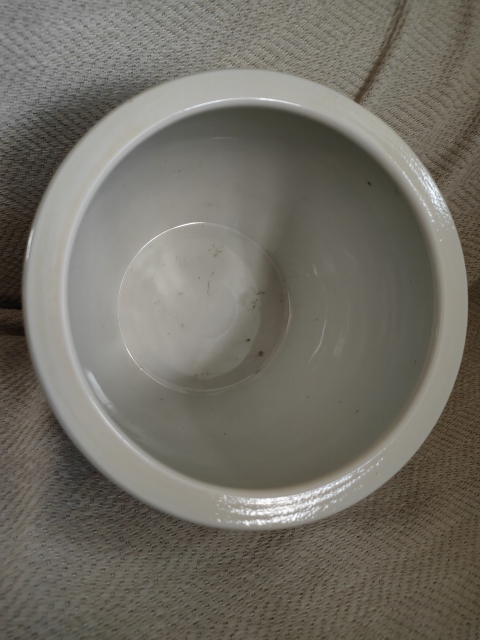 古玩陶瓷梅紋青花缸拍賣,當前價格6800元