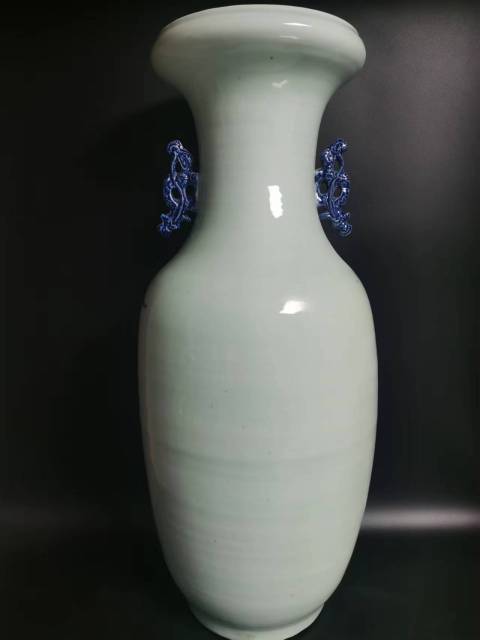 古玩陶瓷青花釉里紅山水人物紋洗口瓶拍賣,當前價格16000元