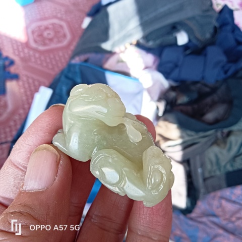 古玩玉器玉獸拍賣,當(dāng)前價(jià)格390元