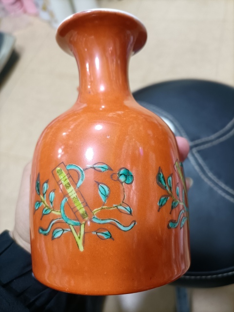 古玩陶瓷民國**釉雜寶酒壺拍賣,當前價格1800元