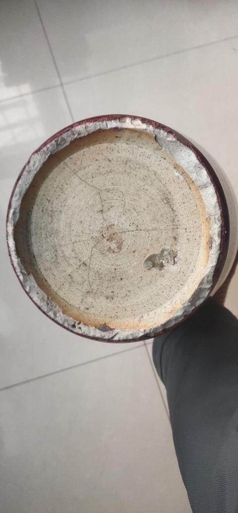 古玩陶瓷鈞紅窯變釉冬瓜罐拍賣,當前價格4500元