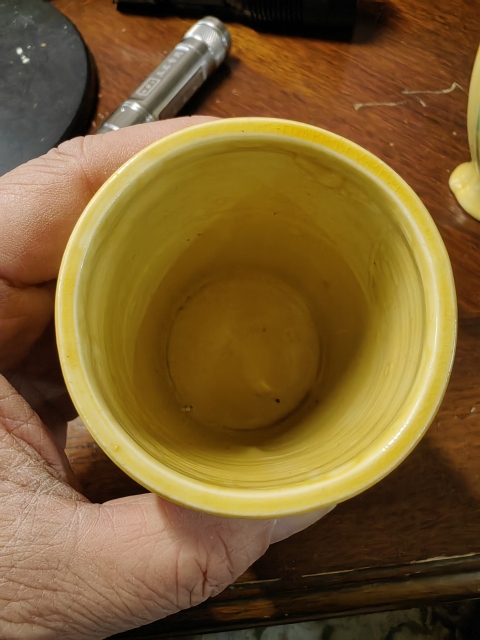 古玩陶瓷民國素三彩筆筒拍賣,當前價格6500元