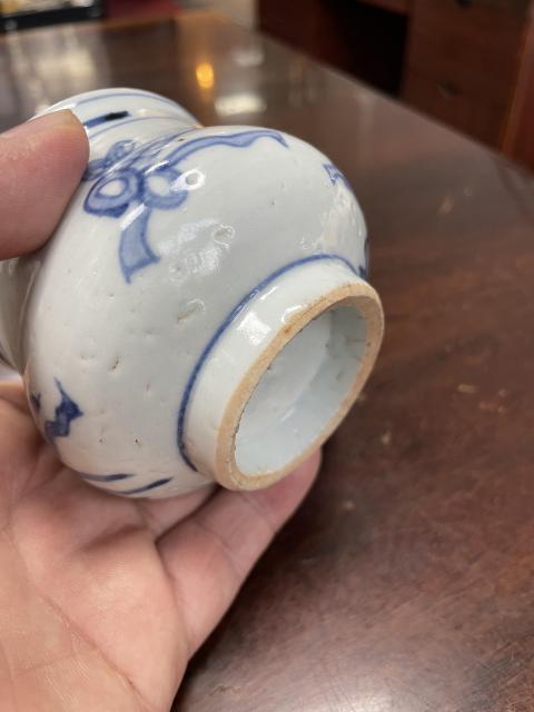 古玩陶瓷博古圖青花圈足缽式香爐拍賣,當前價格2888元