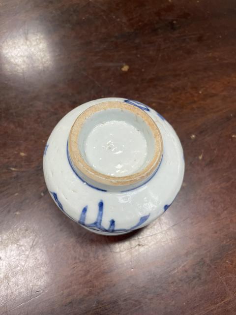 古玩陶瓷博古圖青花圈足缽式香爐拍賣,當前價格2888元