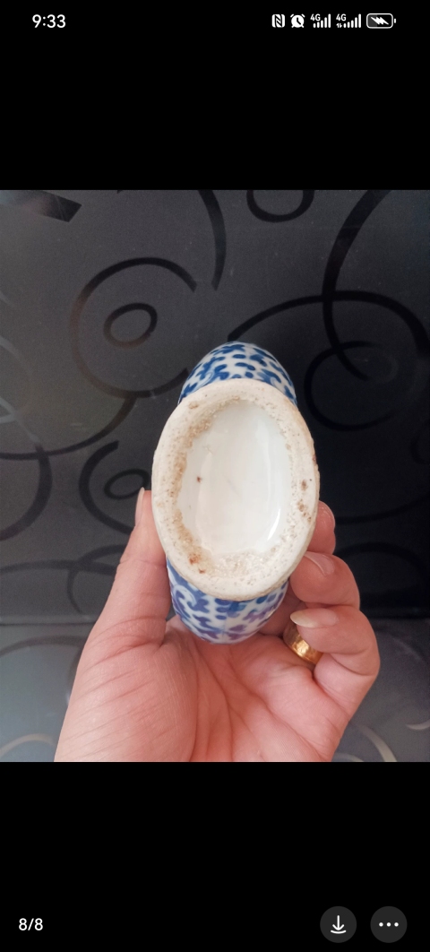 古玩陶瓷人物紋青花抱月瓶拍賣，當(dāng)前價(jià)格4500元