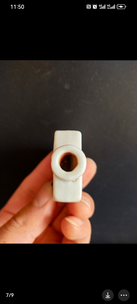 古玩陶瓷清代山水紋青花瓶鼻煙壺拍賣，當前價格600元