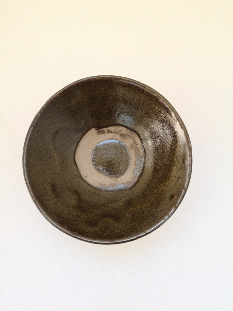 古玩陶瓷茶葉末釉澀圈圈足疊燒工藝碗拍賣,當前價格198元